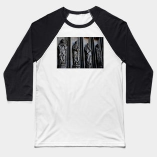 Entrance Statues, Barcelona Cathedral Baseball T-Shirt